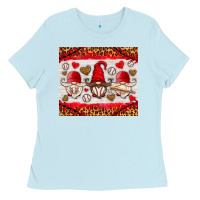 Baby Blue baseball gnome Ladies Tee - HRA Design Shop