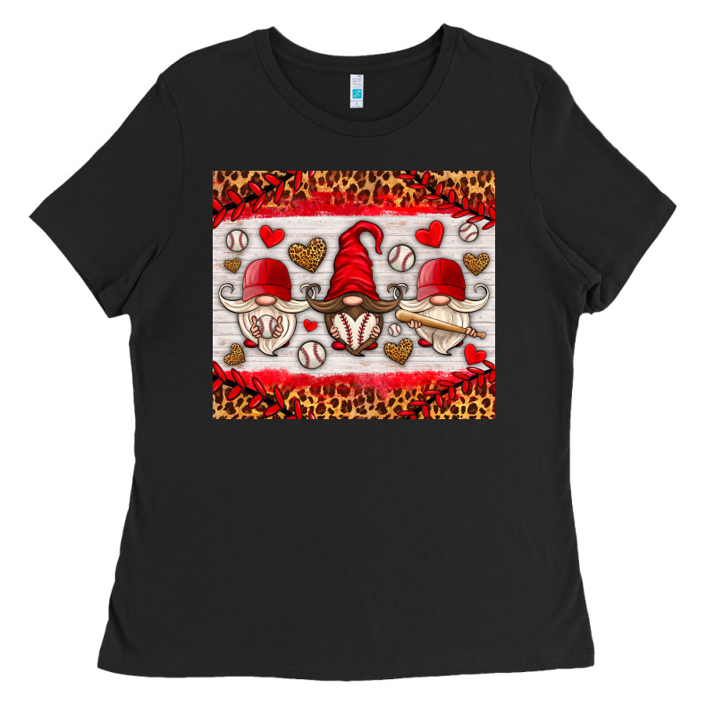 Baseball Gnome Ladies Tee by HRA Design Shop | Teevron