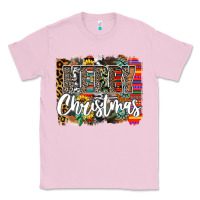 Bubblegum Pink Western Merry Christmas Classic Tee - CowhideDigitalArt
