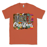 Copper Western Merry Christmas Classic Tee - CowhideDigitalArt