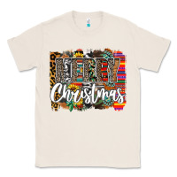 Natural Western Merry Christmas Classic Tee - CowhideDigitalArt