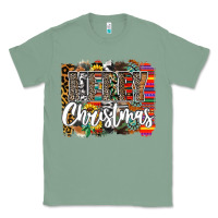 Sage Western Merry Christmas Classic Tee - CowhideDigitalArt