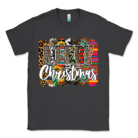Smoke Western Merry Christmas Classic Tee - CowhideDigitalArt