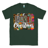 Sports Green Western Merry Christmas Classic Tee - CowhideDigitalArt