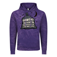 Cloud Purple opinions on how i'm supposed to live my life Vintage Hoodie - MaliasSmallBusiness