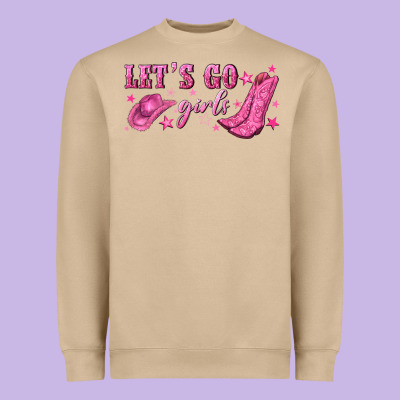 Lets Go Girls Heavyweight Sweatshirt Designed By Nancycooperartshop