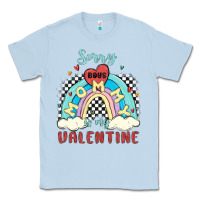 Dusty Blue sorry boys mommy is valentine Classic Tee - MaliasSmallBusiness