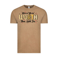 Vintage Coffee know your worth Vintage Tee - MaliasSmallBusiness