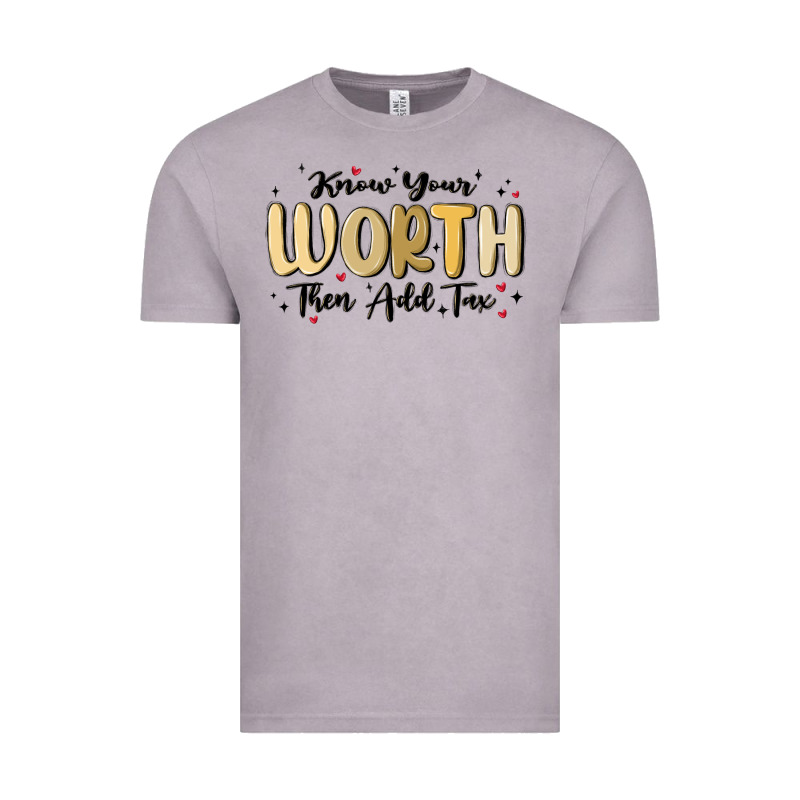 Know Your Worth Vintage Tee by MaliasSmallBusiness | Teevron