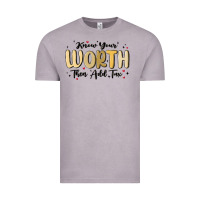 Vintage Zinc know your worth Vintage Tee - MaliasSmallBusiness