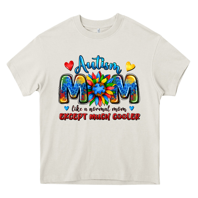 Autism Mom Like A Normal Mom Except Much Cooler Heavy Core Tee by JahusDesignShop | Teevron