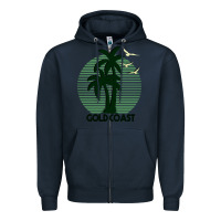 Navy Gold Coast Zipper Hoodie - Bettercallsaul