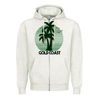 Oatmeal Heather Gold Coast Zipper Hoodie - Bettercallsaul