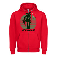 Red Gold Coast Zipper Hoodie - Bettercallsaul