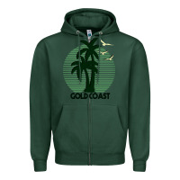 Sports Green Gold Coast Zipper Hoodie - Bettercallsaul