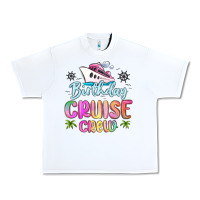 White birthday cruise crew Urban Heavy Tee - MaliasSmallBusiness