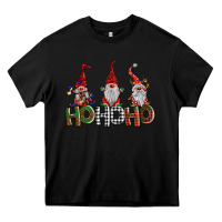 Black ho ho. ho gnomes Heavy Core Tee - BarkalooDesign