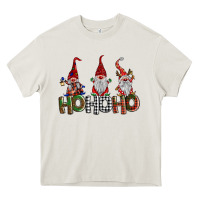 Cream ho ho. ho gnomes Heavy Core Tee - BarkalooDesign