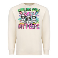 Sandshell chilling with my peeps easter bunnies cowgirl cowg Premium Sweatshirt - CowGirlArtShop