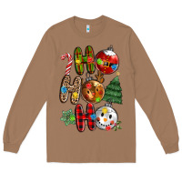 Toasted Coconut ho ho ho with Long Sleeve Tee - MaliasSmallBusiness