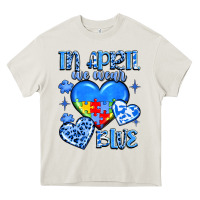 Cream in april we wear blue Heavy Core Tee - JahusDesignShop