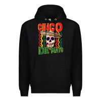 Black cinco de mayo with skull Premium Hoodie - CowGirlArtShop