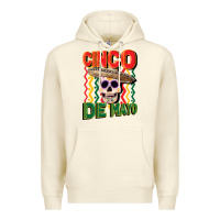 Sandshell cinco de mayo with skull Premium Hoodie - CowGirlArtShop