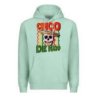 Seafoam cinco de mayo with skull Premium Hoodie - CowGirlArtShop