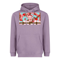 Lavender cute pig Heavyweight Hoodie - TumblerDesignByShophia