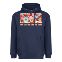 Navy cute pig Heavyweight Hoodie - TumblerDesignByShophia