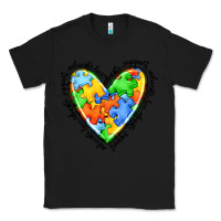 Black autism heart Classic Tee - JahusDesignShop