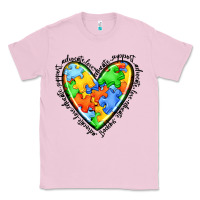 Bubblegum Pink autism heart Classic Tee - JahusDesignShop