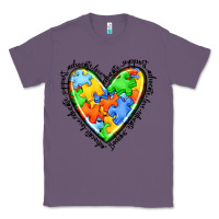 Lavender autism heart Classic Tee - JahusDesignShop