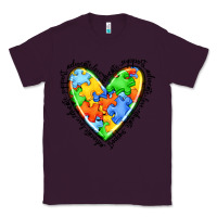 Plum autism heart Classic Tee - JahusDesignShop