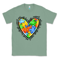 Sage autism heart Classic Tee - JahusDesignShop