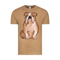 Vintage Camel bulldog Vintage Tee - MaliasSmallBusiness