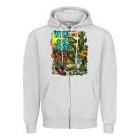 Dove Grey wild and free cowgirl boots Zipper Hoodie - RanaPortraitStore