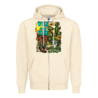 Sandshell wild and free cowgirl boots Zipper Hoodie - RanaPortraitStore