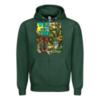 Sports Green wild and free cowgirl boots Zipper Hoodie - RanaPortraitStore