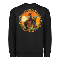 Black cowgirl sunflower Heavyweight Sweatshirt - MaliasSmallBusiness