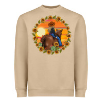 Mushroom cowgirl sunflower Heavyweight Sweatshirt - MaliasSmallBusiness