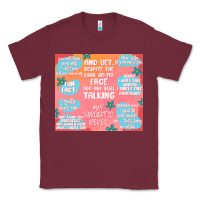 Burgundy sarcastic quotes Classic Tee - MaliasSmallBusiness