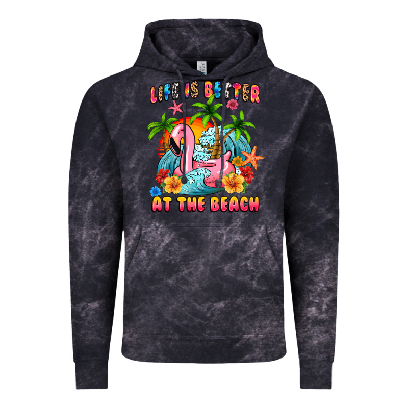 Life Is Better At The Beach Vintage Hoodie by MaliasSmallBusiness | Teevron