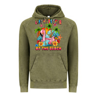 Vintage Olive life is better at the beach Vintage Hoodie - MaliasSmallBusiness
