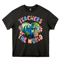 Asphalt teachers change the world Heavy Core Tee - JahusDesignShop