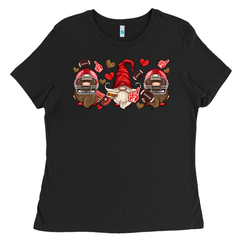 American Football Gnome Ladies Tee by HRA Design Shop | Teevron
