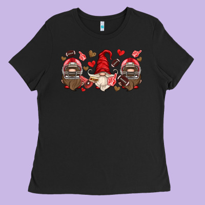 American Football Gnome Ladies Tee Designed By Hra Design Shop