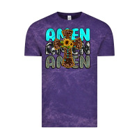 Cloud Purple amen Vintage Tee - JahusDesignShop
