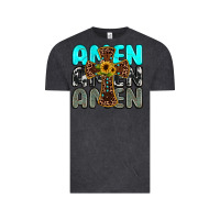 Vintage Black amen Vintage Tee - JahusDesignShop