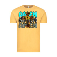Vintage Mustard amen Vintage Tee - JahusDesignShop